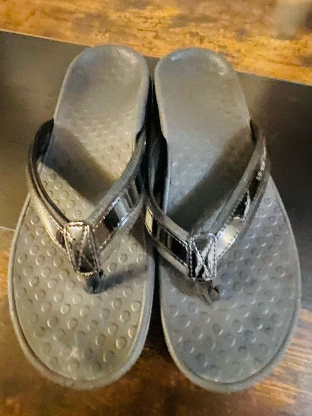 Vionic Black Size 10 Woman's Flip Flop Sandal